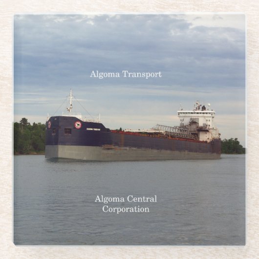 Algoma Transport glass Untersetzer (Vorderseite)
