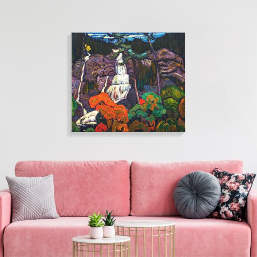 Algoma Waterfall | J.E.H. MacDonald | Leinwanddruck (Insitu (Wohnzimmer))