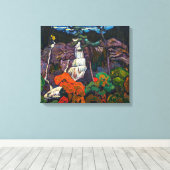 Algoma Waterfall | J.E.H. MacDonald | Leinwanddruck (Insitu (Holzboden))