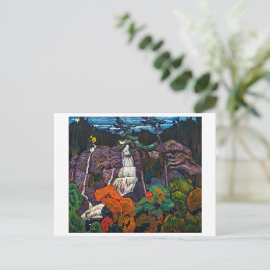 Algoma Waterfall | J.E.H. MacDonald | Postkarte (Stehend Vorderseite)
