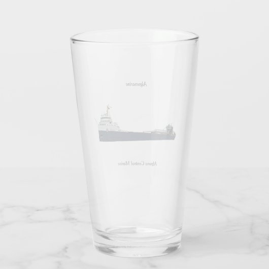 Algomaringlas Glas (Rückseite)