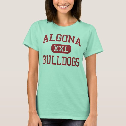 Algona - Bulldogs - High School - Algona Iowa T-Shirt (Vorderseite)