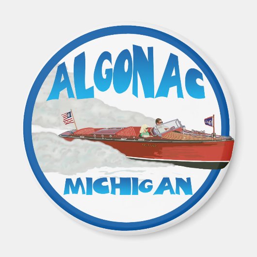 Algonac Michigan Magnet (Vorne)