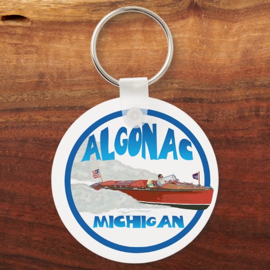 Algonac Michigan Schlüsselanhänger (Vorderseite)