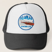 Algonac Michigan Truckerkappe (Vorderseite)