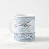 Algonac Wetlands Geese Mug Kaffeetasse (Vorderseite Links)