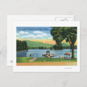 Algonquin Bay View von Buck Mt und Pilot Knob Postkarte (Vorne/Hinten)