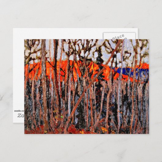 Algonquin Park, Gemälde von Tom Thomson Postkarte (Vorne/Hinten)