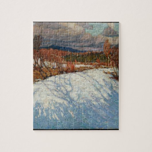 Algonquin Park Landschaftsbild Malerei von Tom Tho Puzzle (Vertikal)