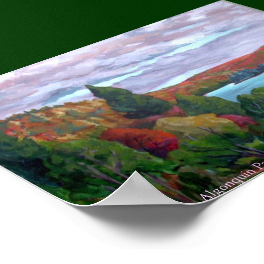 ALGONQUIN PARK PANORAMA POSTER (Ecke)