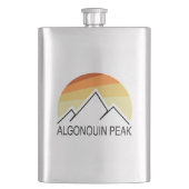 Algonquin Peak Retro Flachmann (Vorderseite)