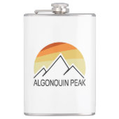 Algonquin Peak Retro Flachmann (Vorderseite)