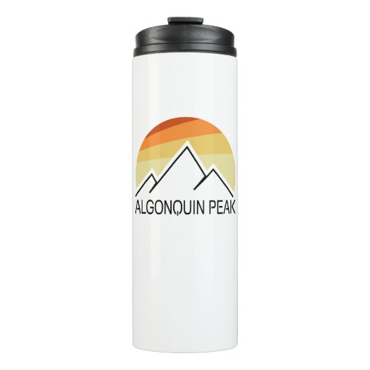 Algonquin Peak Retro Thermosbecher (Vorderseite)