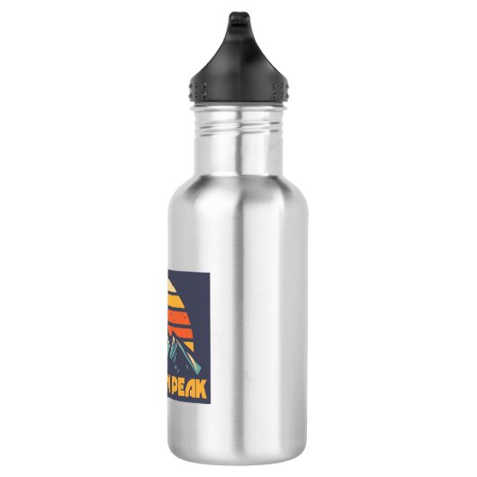 Algonquin Peak Retro Türkis Edelstahlflasche (Rechts)