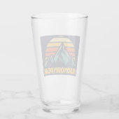 Algonquin Peak Retro Türkis Glas (Rückseite)