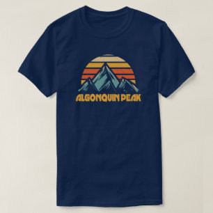 Algonquin Peak Retro Türkis T-Shirt