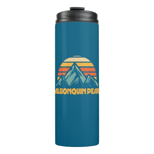 Algonquin Peak Retro Türkis Thermosbecher (Vorderseite)