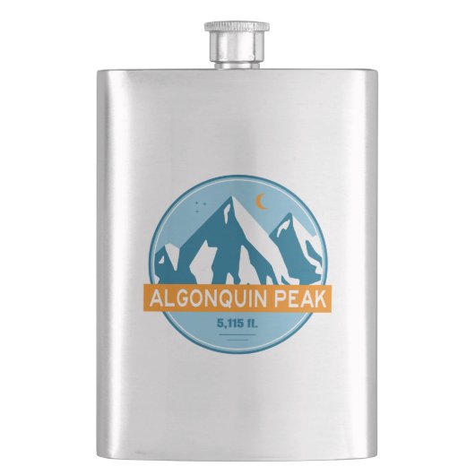 Algonquin Peak Stars Moon Flachmann (Vorderseite)