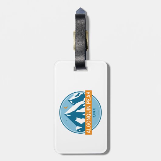 Algonquin Peak Stars Moon Gepäckanhänger (Rückseite vertikal)