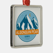 Algonquin Peak Stars Moon Ornament Aus Metall (Rechts)