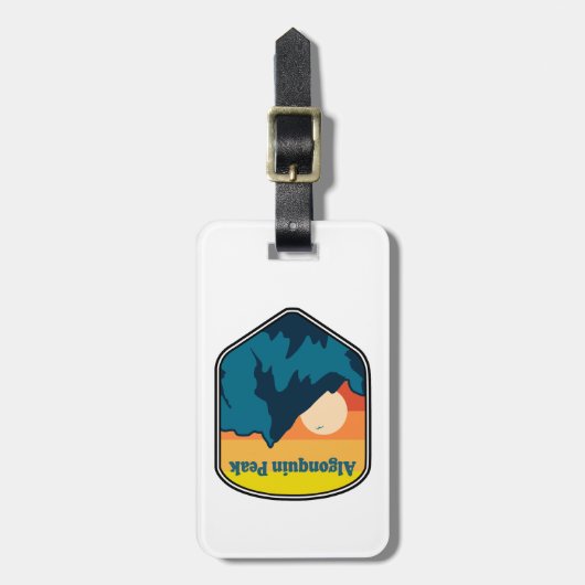 Algonquin Peak Sunrise Gepäckanhänger (Vorderseite vertikal)