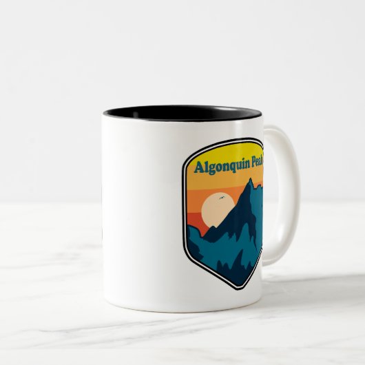 Algonquin Peak Sunrise Zweifarbige Tasse (VorderseiteRechts)