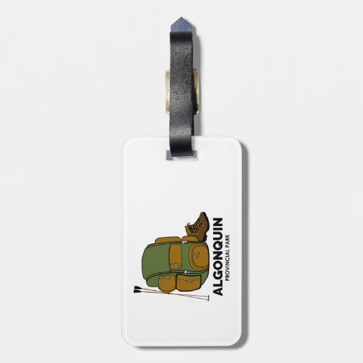 Algonquin Provincial Park Backpack Gepäckanhänger (Rückseite vertikal)