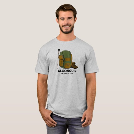 Algonquin Provincial Park Backpack T-Shirt (Vorne ganz)