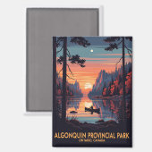 Algonquin Provincial Park Canada Magnet (Vorderseite/Rückseite)