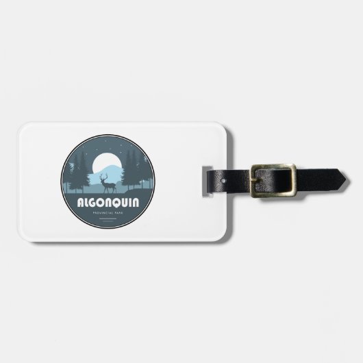 Algonquin Provincial Park Deer Gepäckanhänger (Vorderseite horizontal)