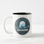 Algonquin Provincial Park Deer Zweifarbige Tasse (Links)
