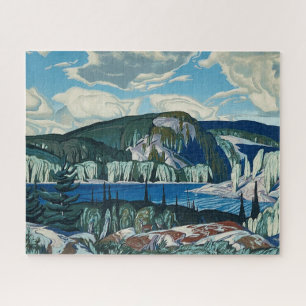 Algonquin Provincial Park Gemälde von AJ Casson  Puzzle