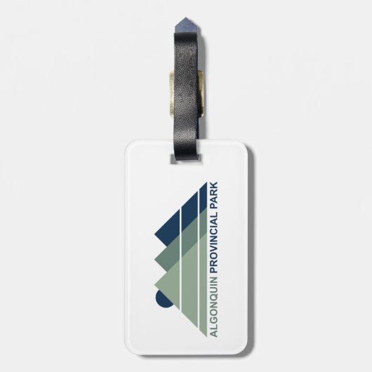 Algonquin Provincial Park Gepäckanhänger (Rückseite vertikal)