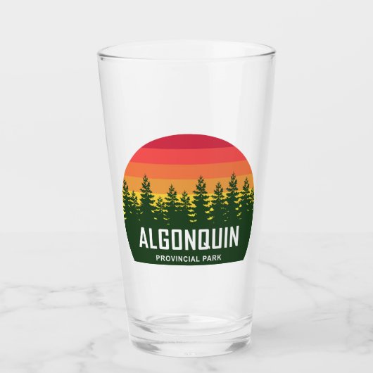 Algonquin Provincial Park Glas (Vorderseite)