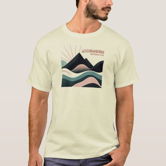 Algonquin Provincial Park Kolored Hills T-Shirt (Vorderseite)