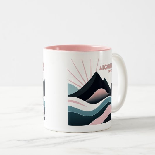 Algonquin Provincial Park Kolored Hills Zweifarbige Tasse (VorderseiteRechts)