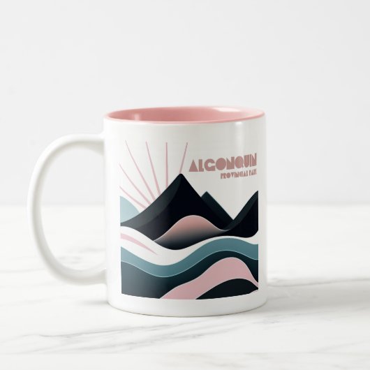 Algonquin Provincial Park Kolored Hills Zweifarbige Tasse (Links)