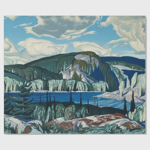 Algonquin Provincial Park Malerei durch AJ Casson Geschenkpapier