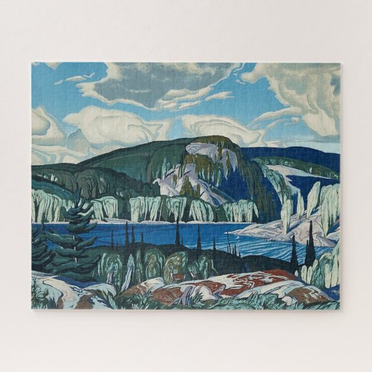 Algonquin Provincial Park Malerei durch AJ Casson Puzzle (Horizontal)