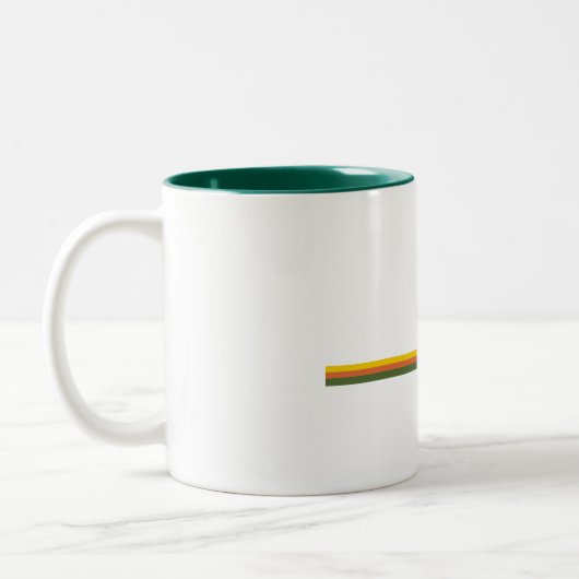 Algonquin Provincial Park Pine Trees Zweifarbige Tasse (Links)