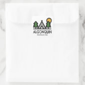 Algonquin Provincial Park Quadratischer Aufkleber (Tasche)