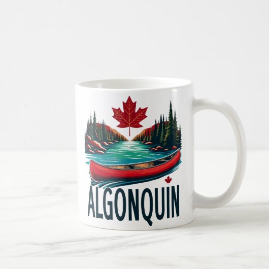 Algonquin Provincial Park Red Canoe Kaffeetasse (Rechts)