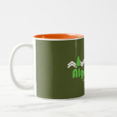 Algonquin Provincial Park Retro Zweifarbige Tasse (Links)