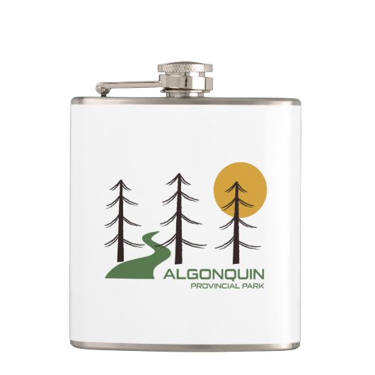 Algonquin Provincial Park Trail Flachmann (Vorderseite)
