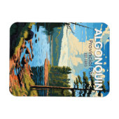 Algonquin Provincial Park Travel Art Vintage Magnet (Horizontal)
