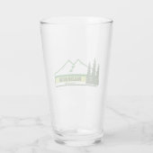 Algonquin Provinzpark Grüne Streifen Glas (Rückseite)