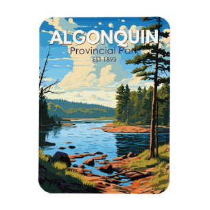 Algonquin Provinzpark Reisen Vintag Magnet
