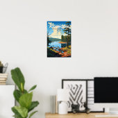 Algonquin Provinzpark Reisen Vintag Poster (Heimbüro)