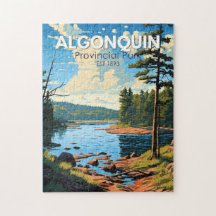 Algonquin Provinzpark Reisen Vintag Puzzle