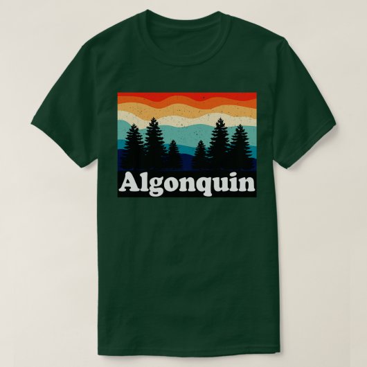Algonquin Retro T-Shirt (Design vorne)